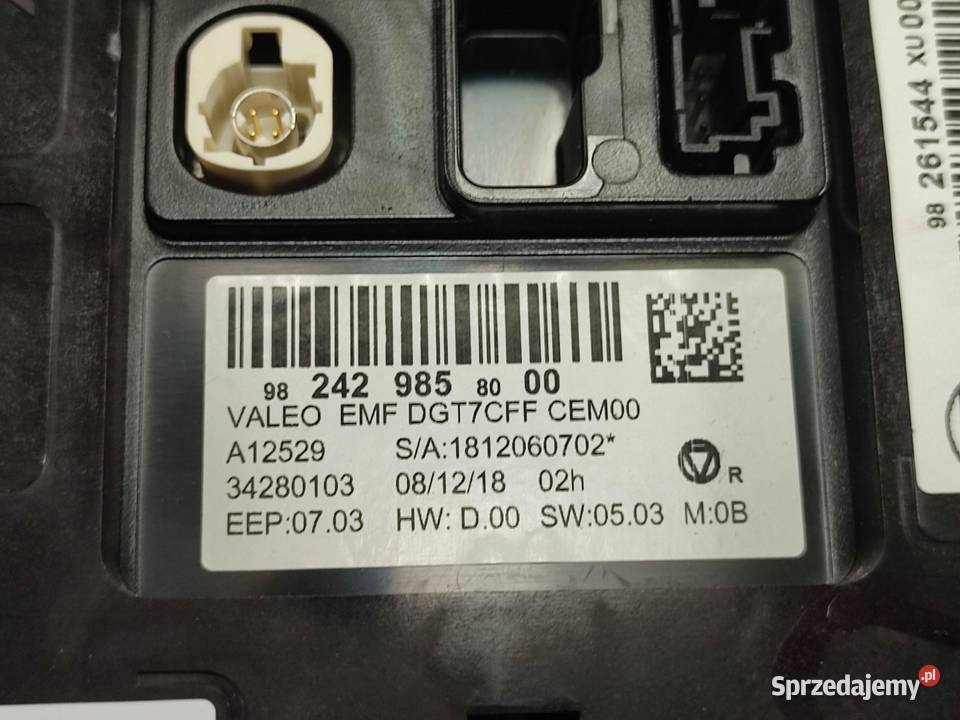 WYŚWIETLACZ NAVI RADIO CITROEN C3 III SX 2016