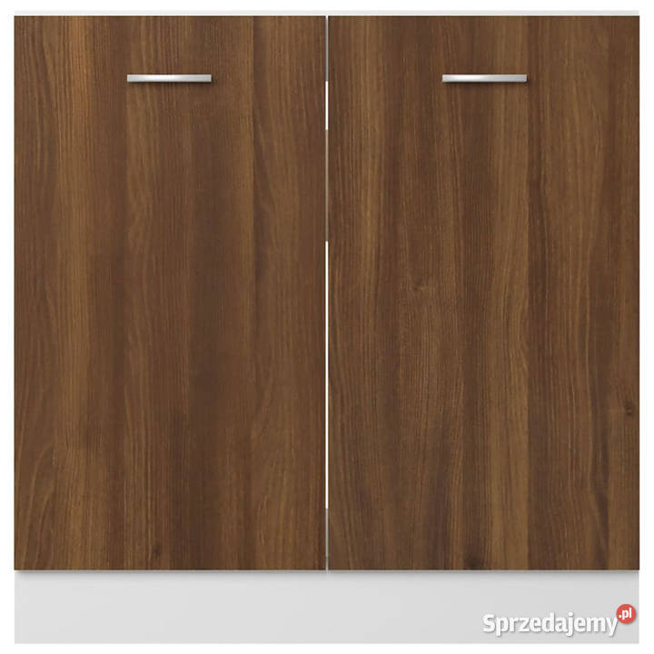 Szafka pod zlewozmywak brązowy dąb 80x46x815 mazowieckie