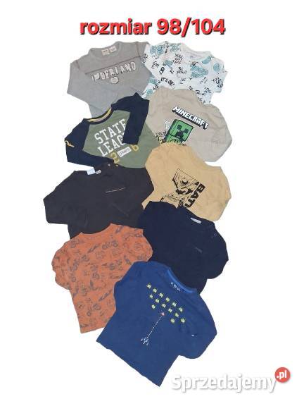 Bluzki z długim rękawem rozmiar 98 Odzież Kraków sprzedam