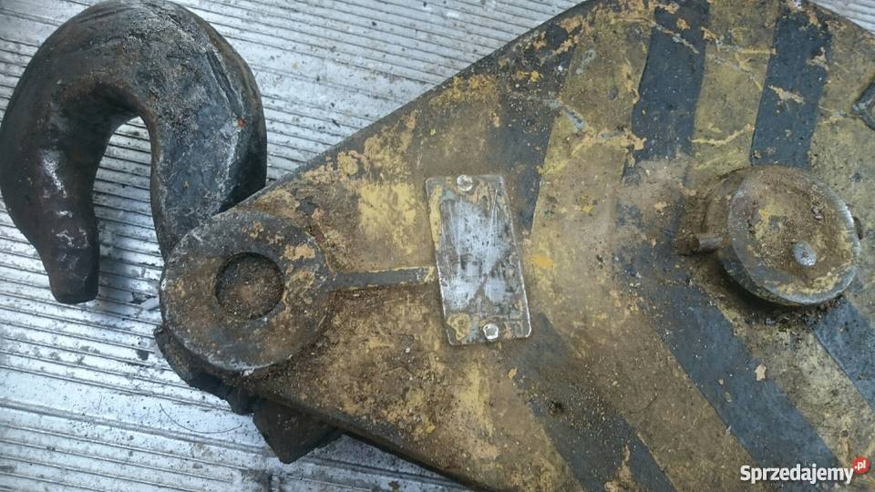 Dźwig 20 ton hak zblocze udt zwyżka oryginał wielkopolskie