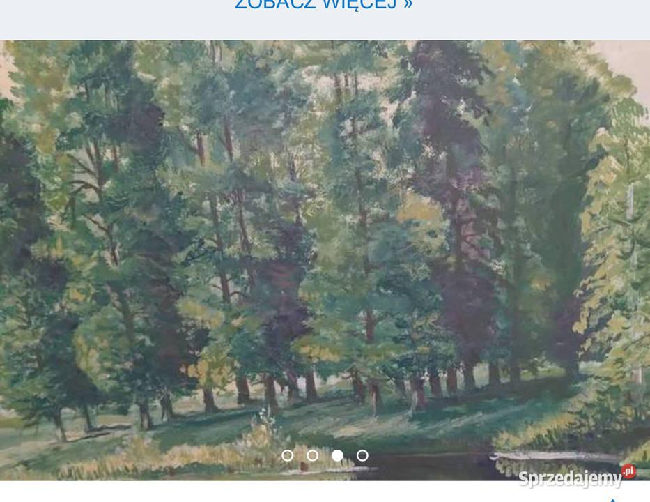 Obraz olejny na płótnieSygnowany Zduńska Wola sprzedam