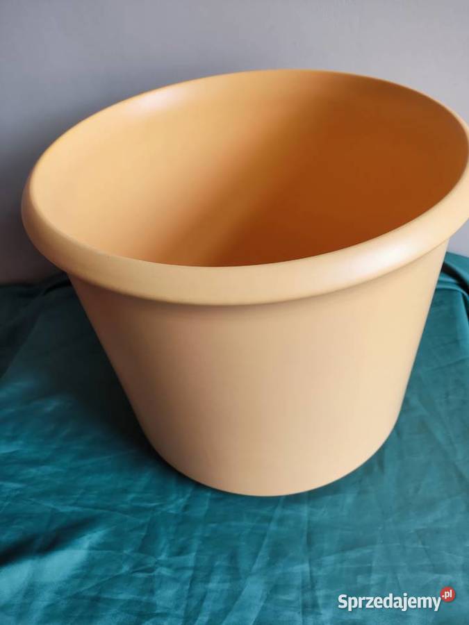 Donica doniczka ceramiczna pomarańczową fi 37 opolskie Głuchołazy