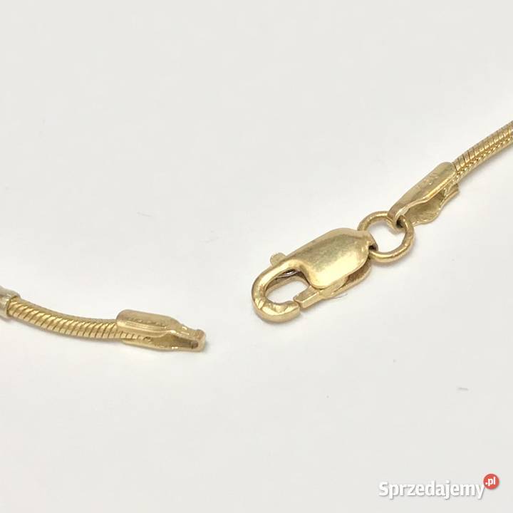 Złoty ŁAŃCUSZEK naszyjnik damski 750 18K LINKA
