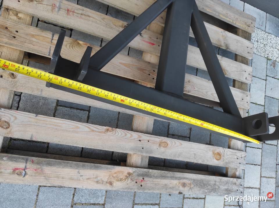 Zaczep hak dolny do manewrowania przyczepą nieuszkodzony