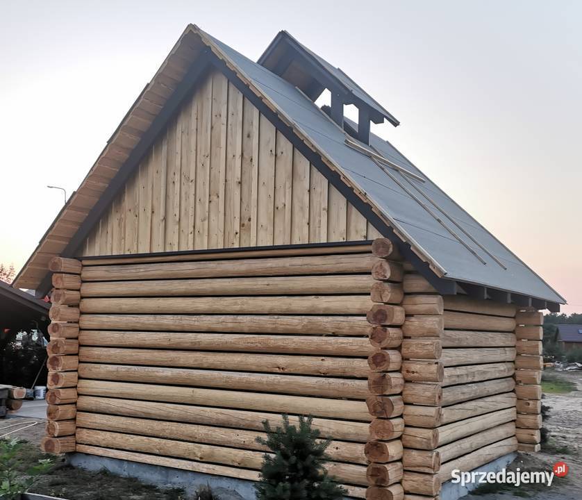 Chata grillowa dom z bali 35 m2 NA ZGŁOSZENIE pomorskie Rytel