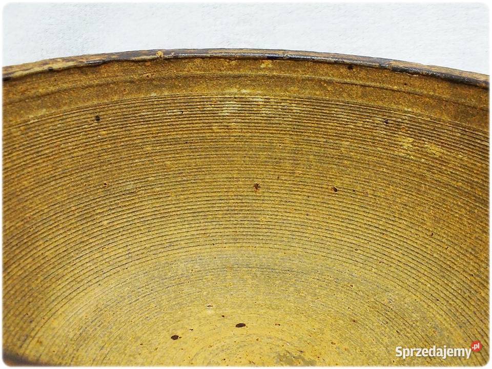 Stara Duża Makutra Solidna Miska do wyrobienia Żary