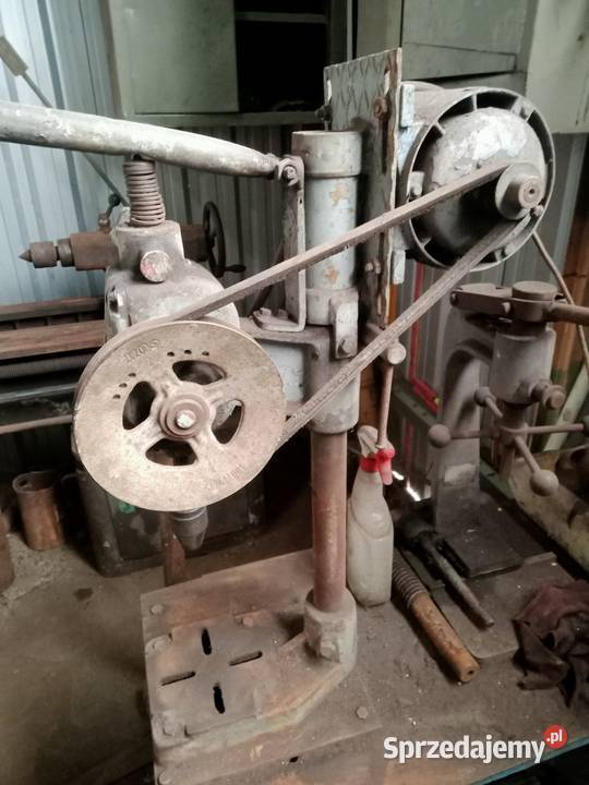 Wiertarka stołowa 230v stara produkcja kujawsko-pomorskie Probostwo Górne sprzedam