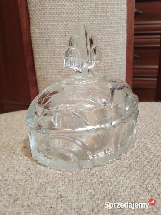 Szkatułka bezbarwna Hortensja Porcelana i szkło Wałbrzych