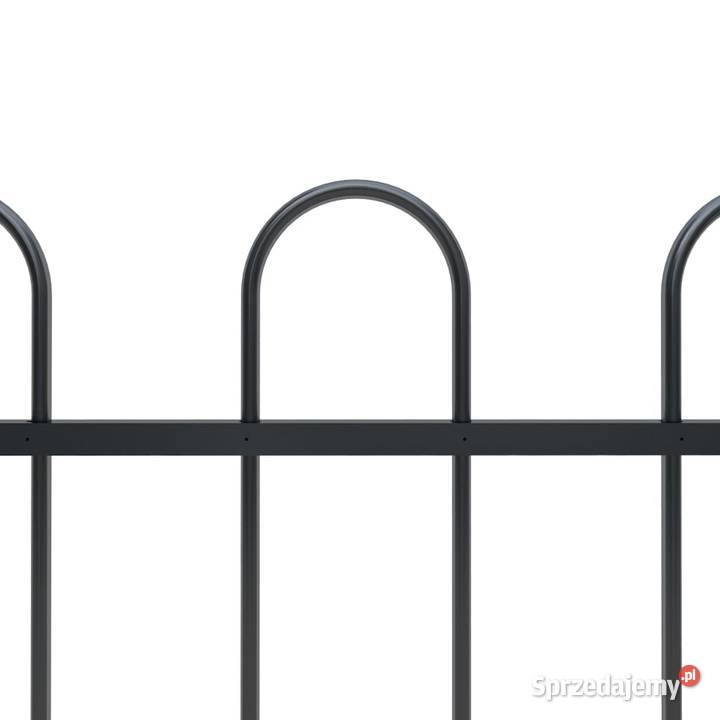 vidaXL Ogrodzenie z zaokrąglonymi końcami277663