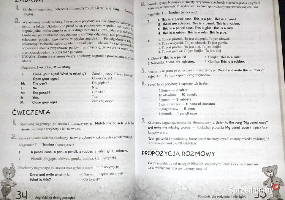 Angielski na początek B Siemaszko M Kuczyński lubelskie Chełm sprzedam