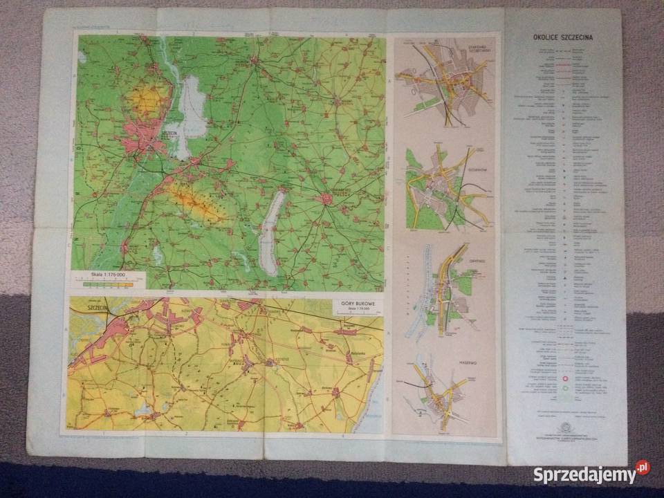 3483 Szczecina Mapa Turystyczna