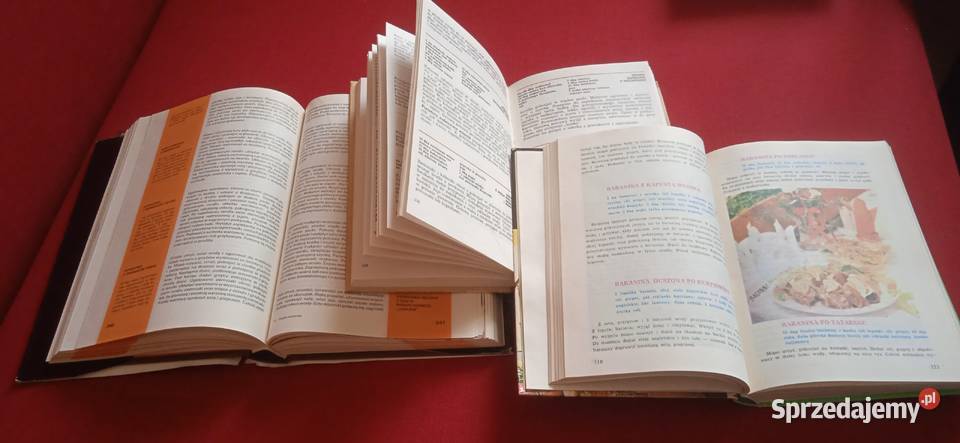 Zestaw książek kulinarnych z lat 80 Antykwariat Świdnica