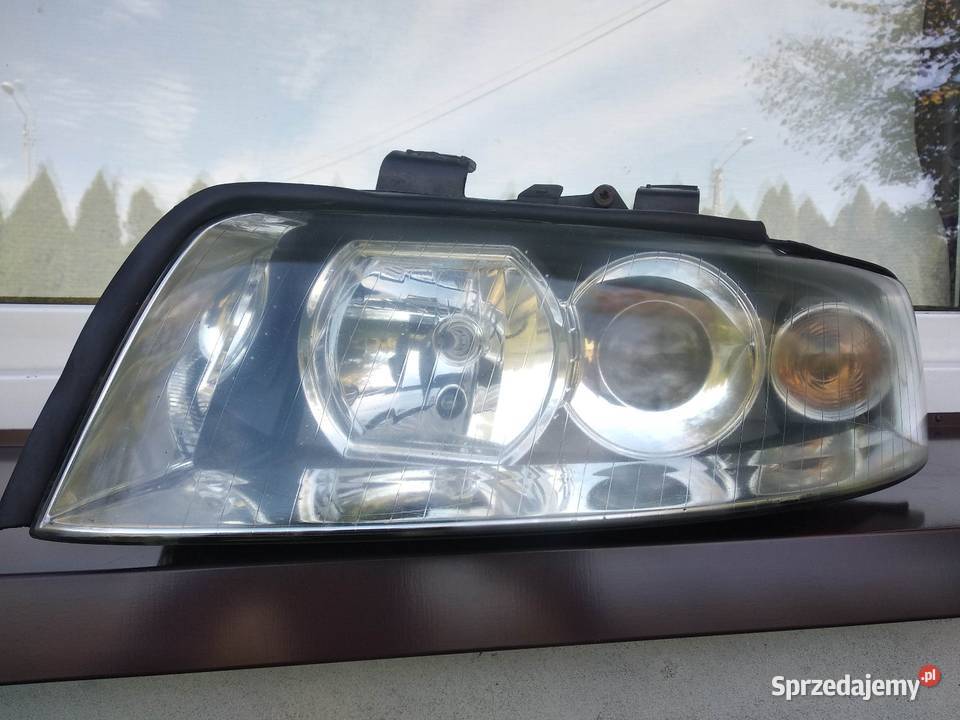 Audi A4 B6 lampy przednie reflektory H7 komplet łódzkie Sieradz
