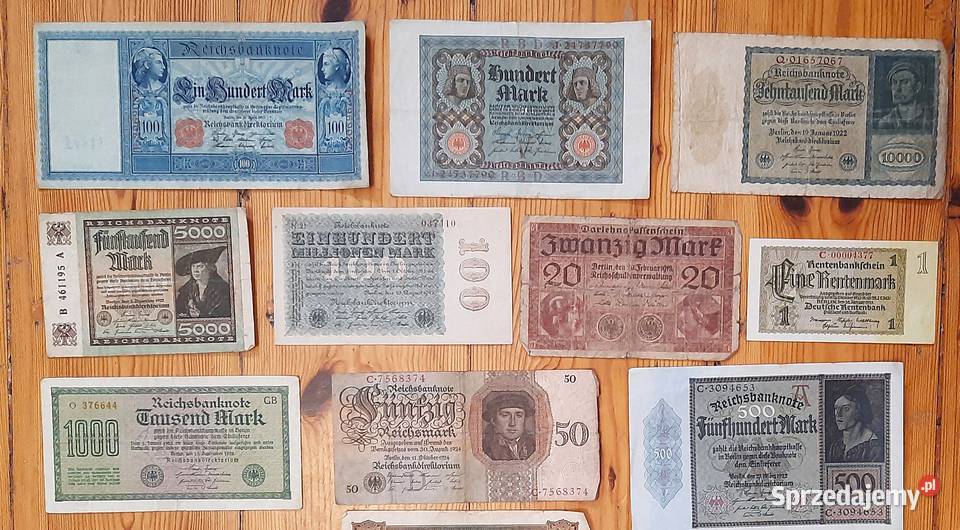 Zestaw Starych Banknotów N2 śląskie Gliwice