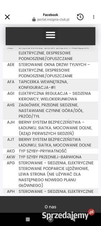 Insignia OPC line ładna zadbana nawigacja Błędowa Tyczyńska