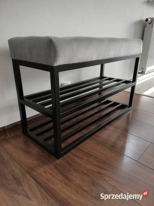 ŁŁawka ławeczka pufa LOFT industrial przedpokój Stara Kakawa