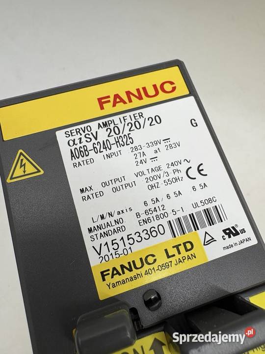 Fanuc A06B6240H325 Servo Amplifier Warszawa sprzedam