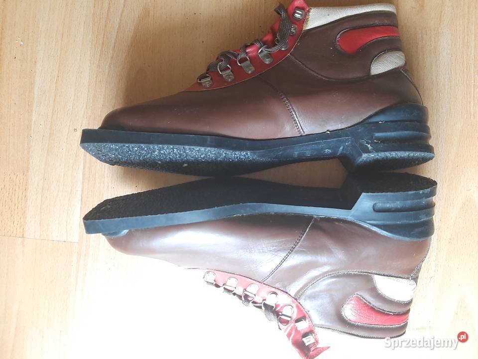 Polsport buty narciarskie antyk prl skóra