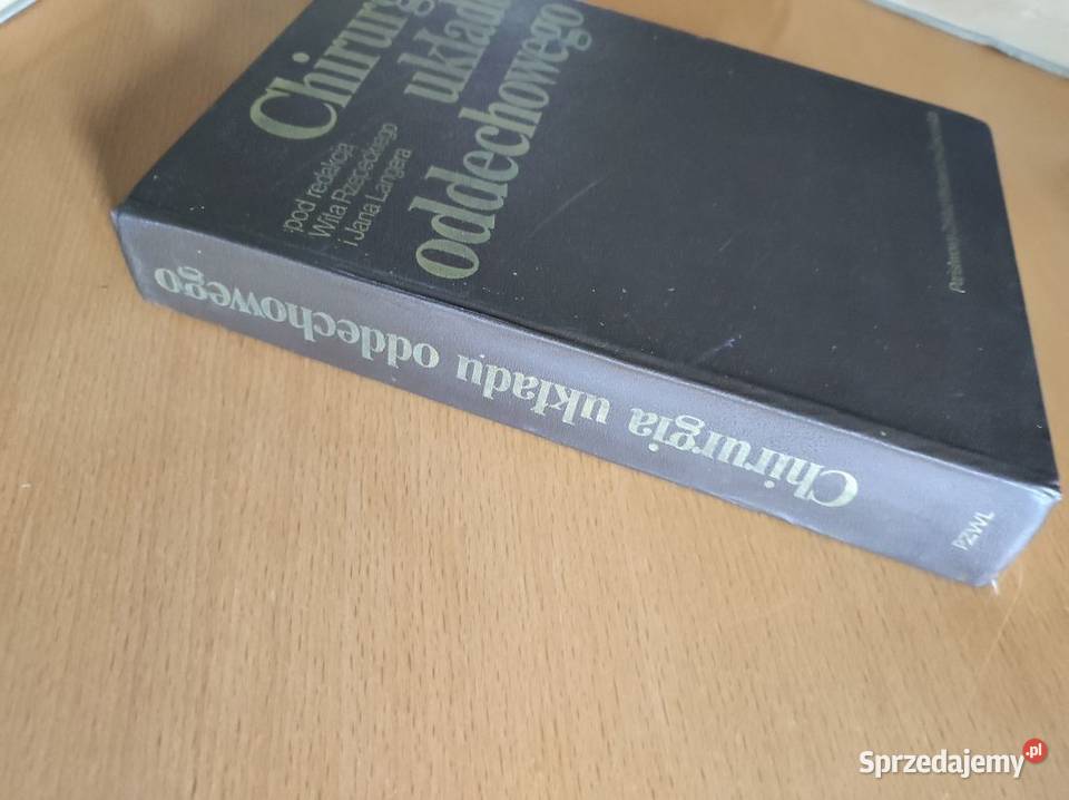 Chirurgia układu oddechowego Wit Rzepecki Jan Kielce sprzedam