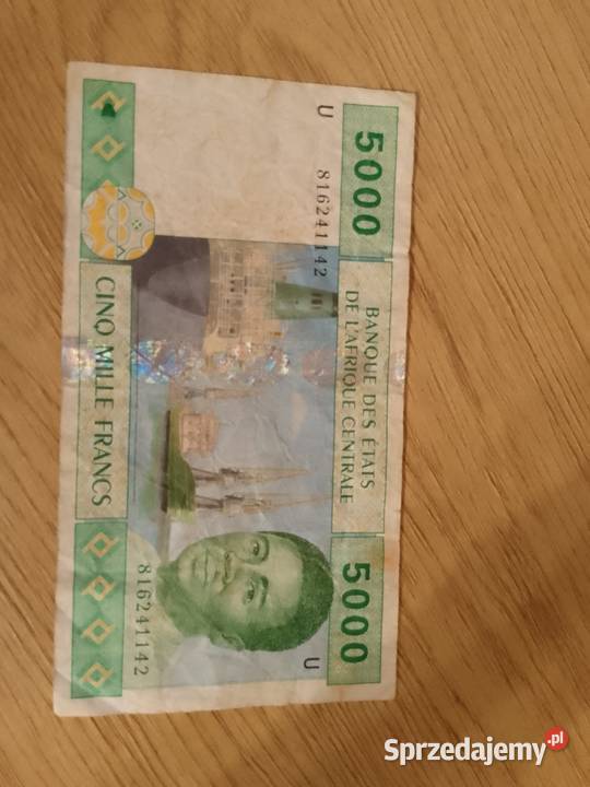 Kamerun 5000 Franków 2002 podlaskie Łomża