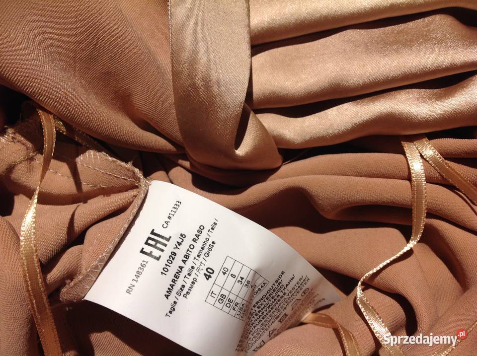 Sukienka Suknia Długa Damska PINKO XS NOWA Nowa Sól