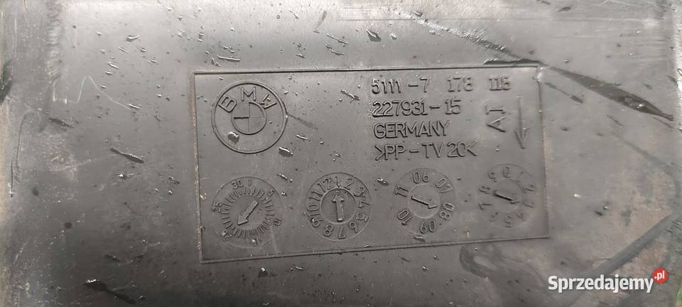 WLOTY POWIETRZA NA HAMULCE BMW 5 E60 E61 7178117