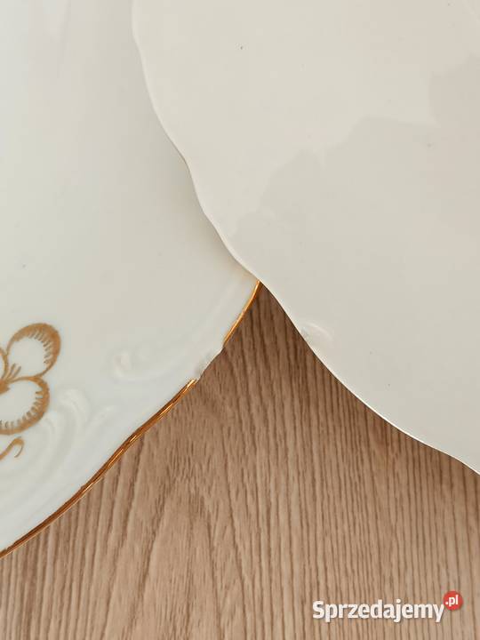 Zestaw talerze Wawel Fryderyka porcelana PRL 16 Kraków