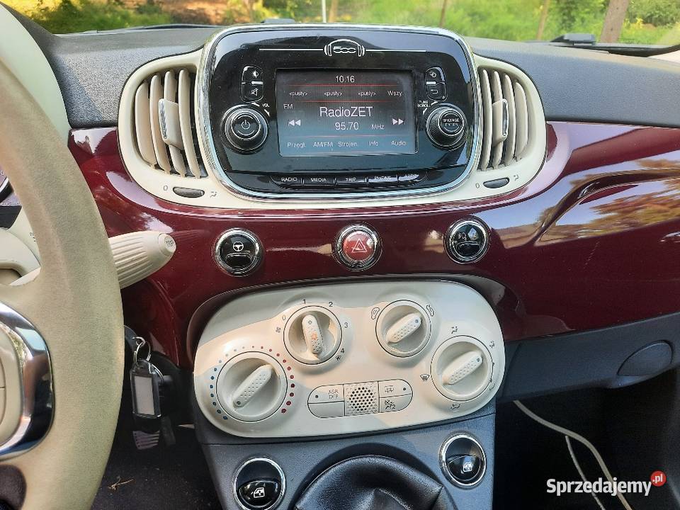 Fiat 500 12 Collezione EU6d Navi Klima PDC centralny zamek Jaśkowice sprzedam