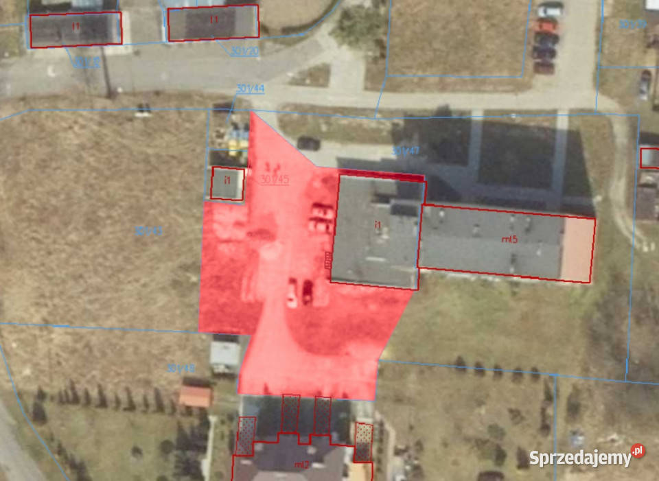 Lokal byłej kotłowni 255m2 działka 01423ha do Potok