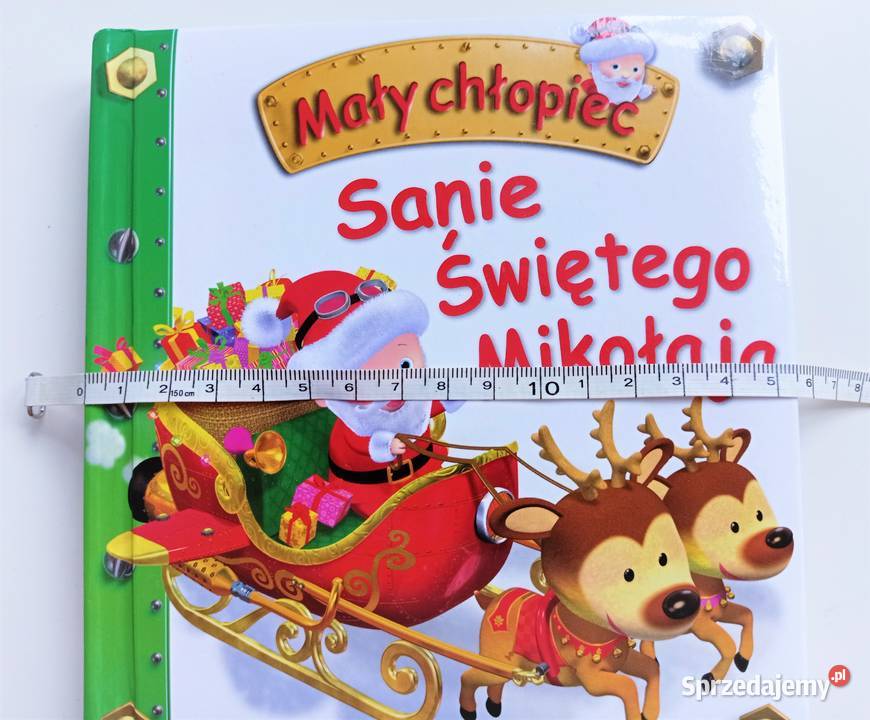 Sanie Świętego Mikołaja Natalie Belinau twarda Książki dla dzieci Katowice