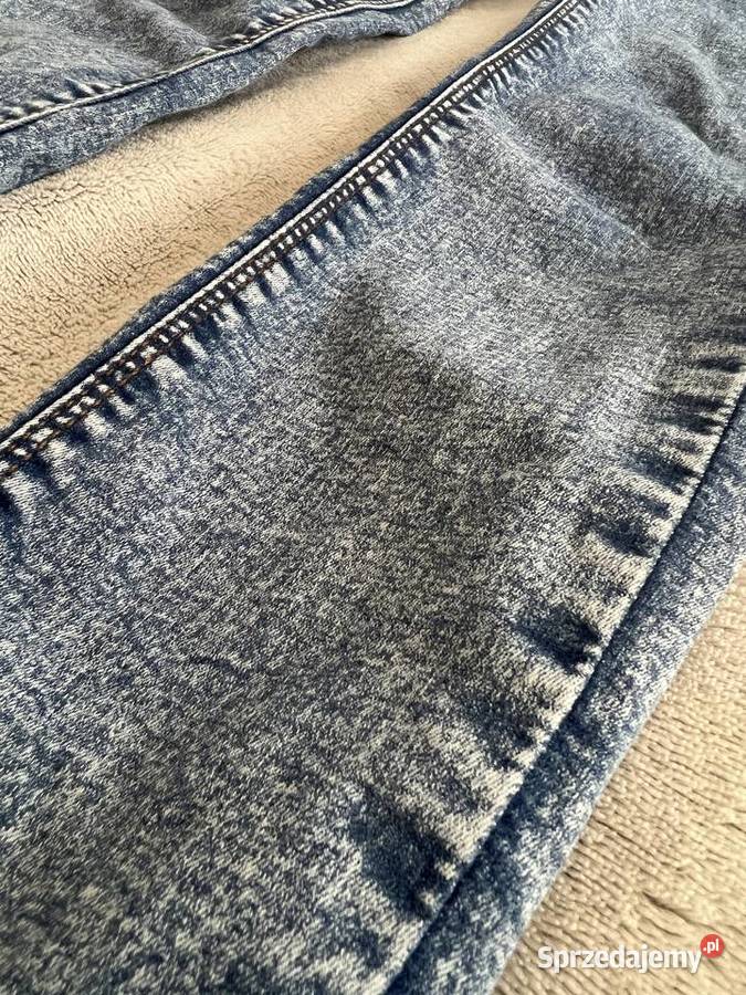 Jeansy spodnie skinny dżinsy rurki niebieskie