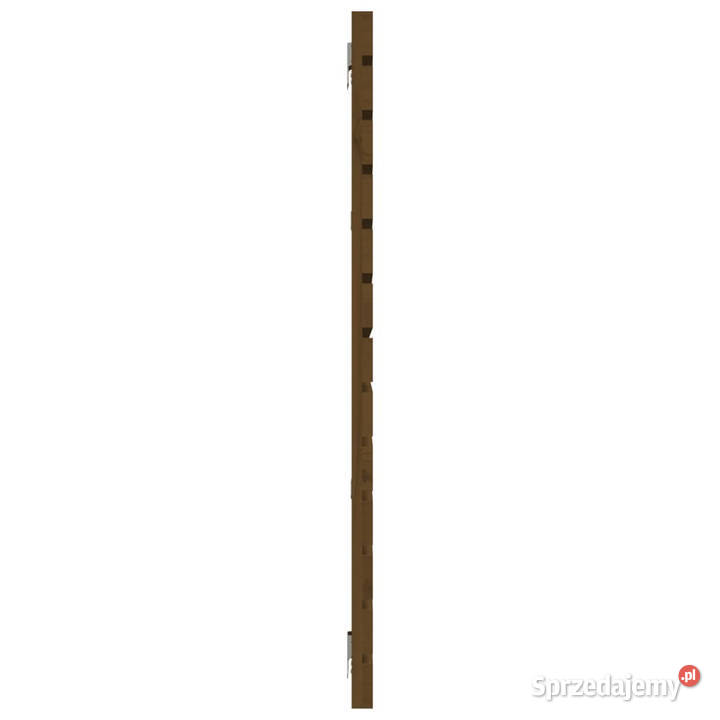 Wezgłowie łóżka miodowy brąz 206x3x915 drewno