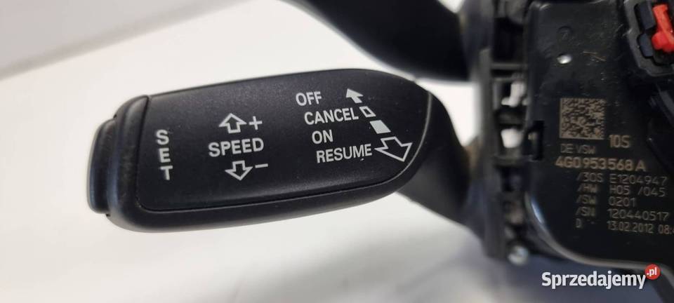PRZEŁĄCZNIK AUDI A6 C7 4G0953568A Lipno