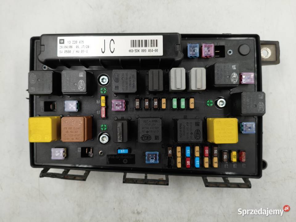 Moduł BSI Skrzynka Bezpieczników Opel Astra H Skrzynki bezpieczników