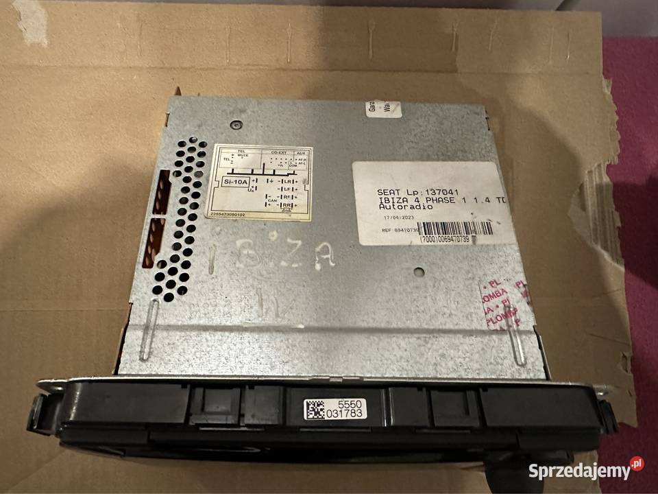 Radio Seat Ibiza 6J1035153C Blaupunkt Wrocław sprzedam