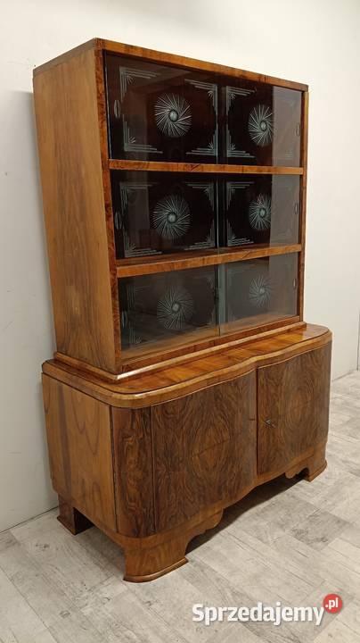 komoda bufet witryna art deco orzech vintage do Radomsko sprzedam