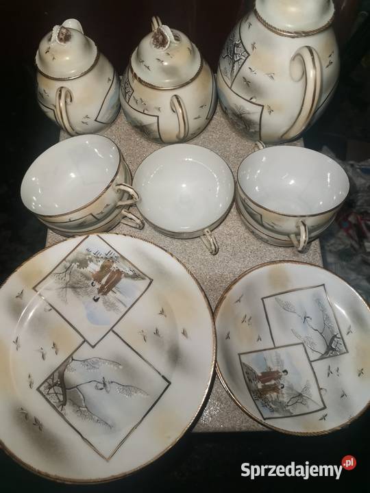 Piękny japoński zestaw do herbaty