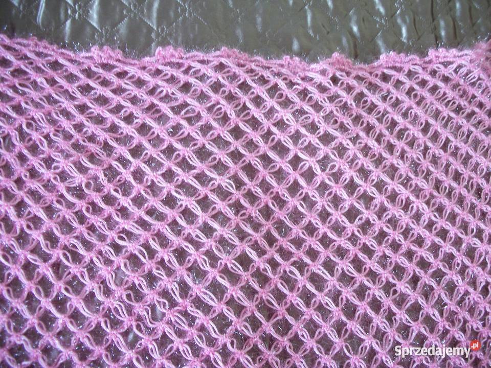 Chusta różowa podkarpackie Przemyśl