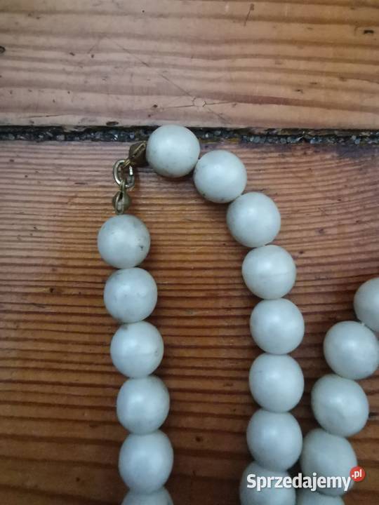 Korale naszyjnik PRL Lata 6070te 6 sztuk Lębork