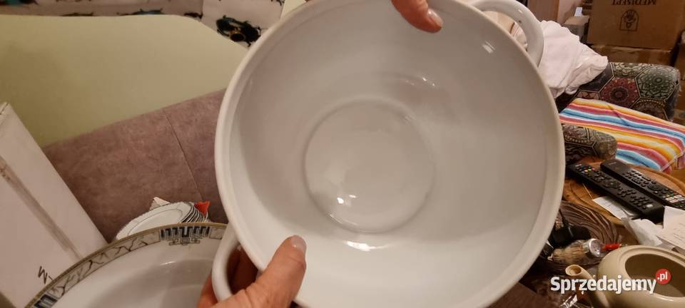 Serwis obiadowy porcelanowy 12 osób Karolina Warszawa