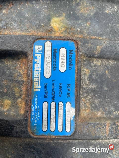 Pratissoli MW40 Series Plunger pumps Jastrzębniki