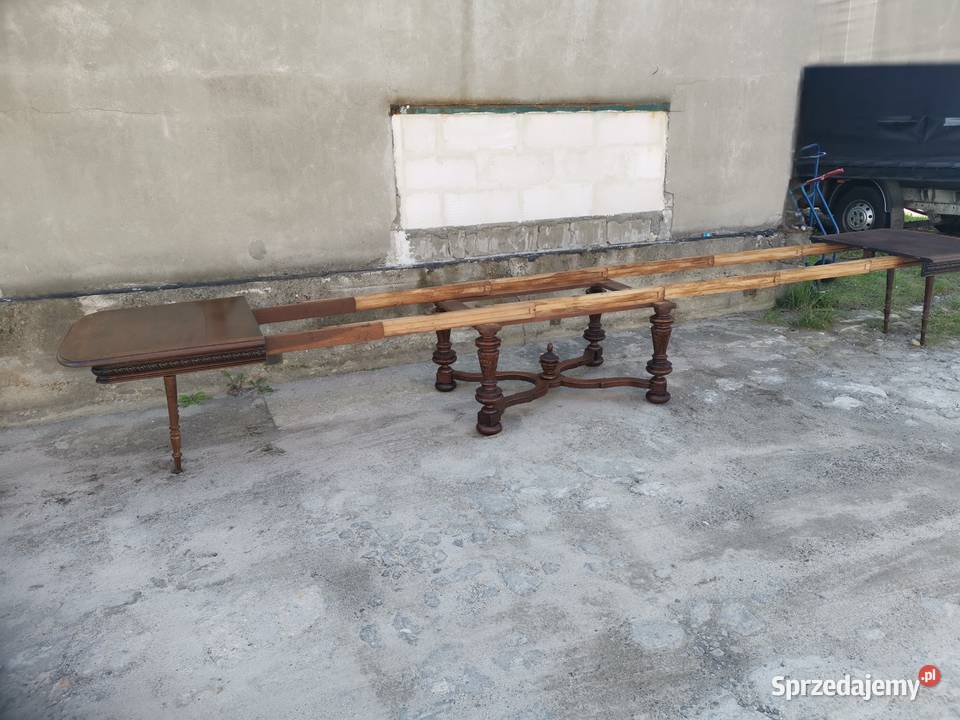 Stół jadalniany rozkładany 35m6m dębowy Meble dolnośląskie Wałbrzych