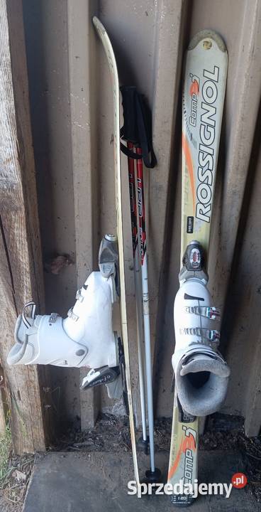Narty Rossignol 120 Comp9JButy Rossignol fun pomorskie Goszyn sprzedam