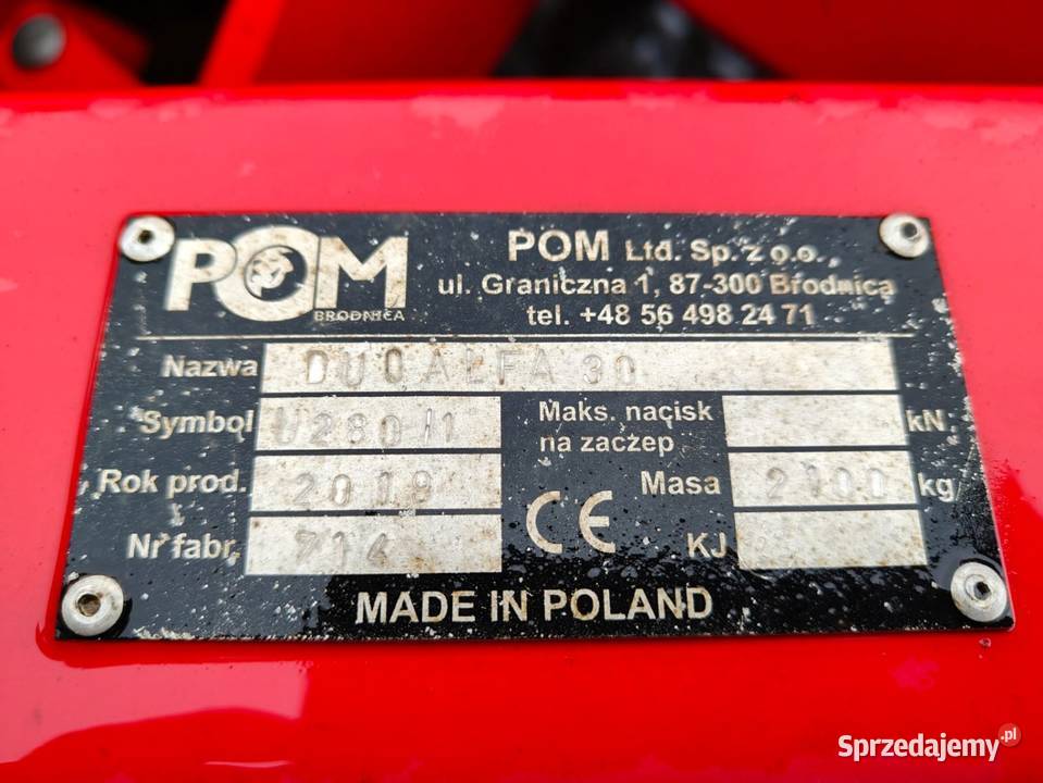 Agregat uprawowo siewny talerzowy 3m dolnośląskie Wrocław sprzedam