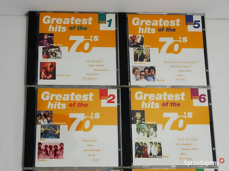 Zestaw muzyczny Greatest Hits of the 70s 8 płyt CD Biłgoraj