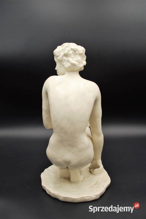 Rosenthal figura Kucająca proj Fritz Klimsch Poznań