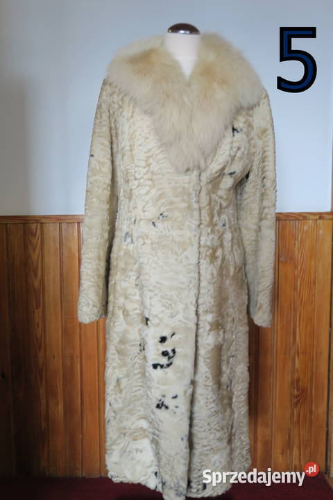 Karakuły Grzbiety W cętki Płaszcz Futro Katowice