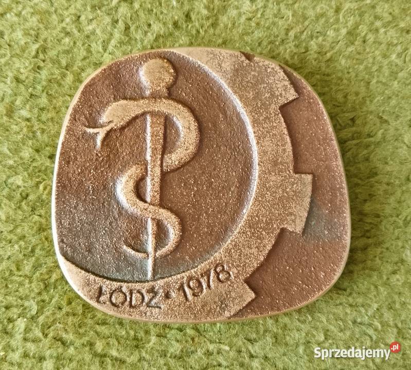 Medal mosiężny 25 lat Przemysłowej Służby Katowice