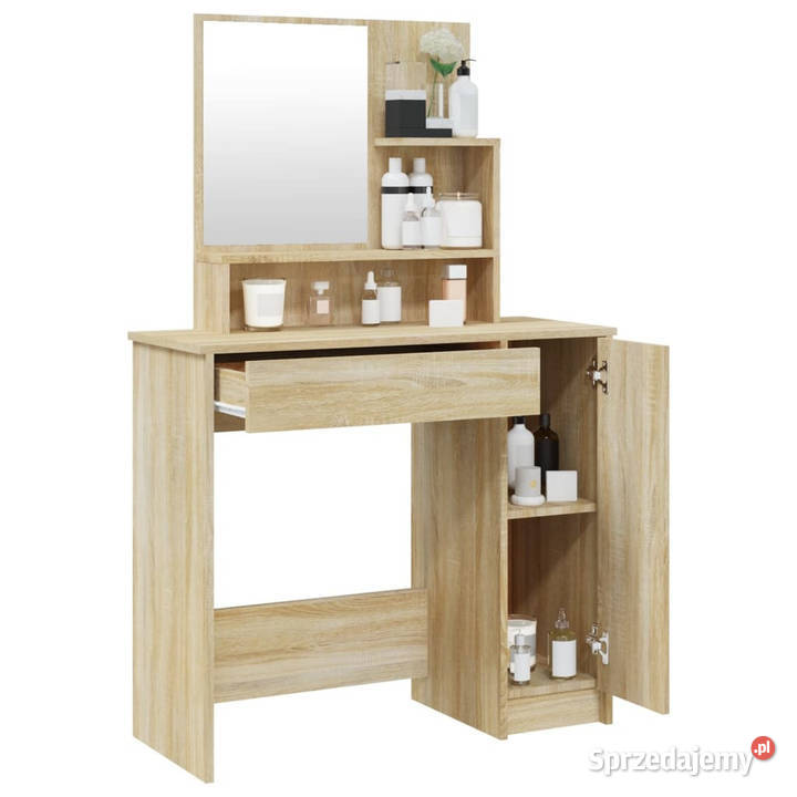 Toaletka z lustrem dąb sonoma 865x35x136 Warszawa