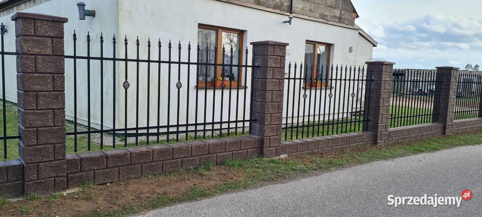 Ogrodzenia ala klinkier ogrodzenie Imitacja Płońsk
